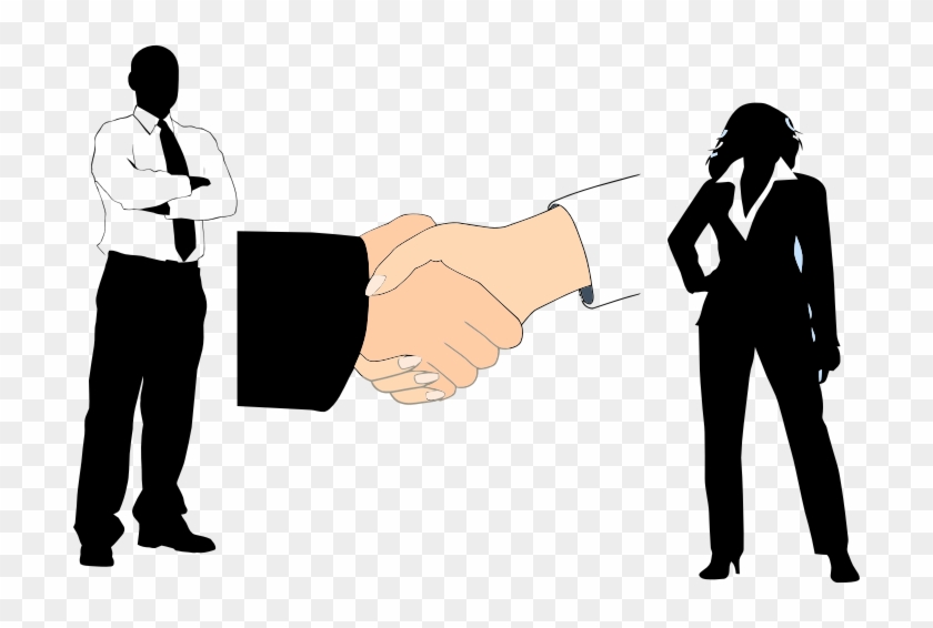 Medium Image - Business Handshake Clipart #408655