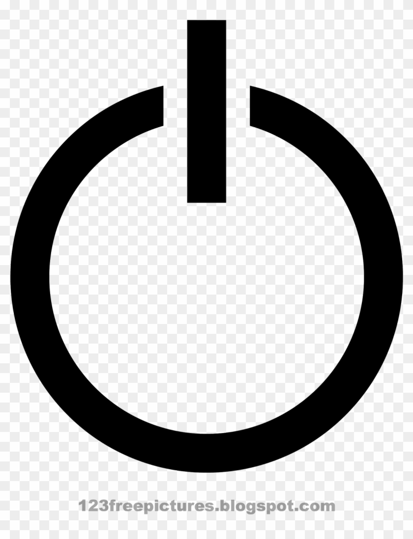 Free Power Button Symbol - Power Button Outline #408728