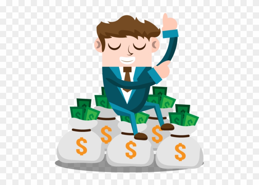 Business Man With Money, Business, People, Man Png - Человек С Деньгами Png #408779