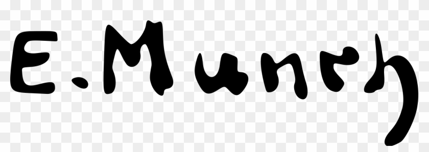 Open - Edvard Munch Signature #408878