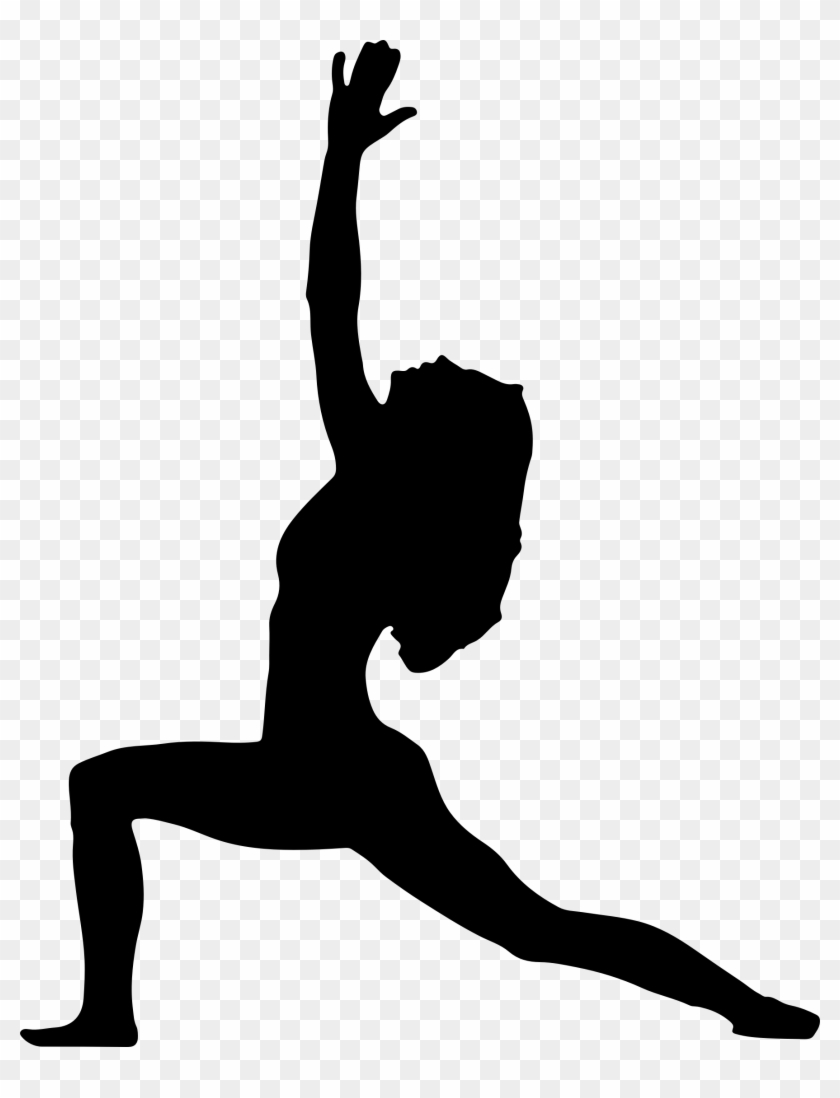 Big Image - Yoga Pose Silhouette #408917