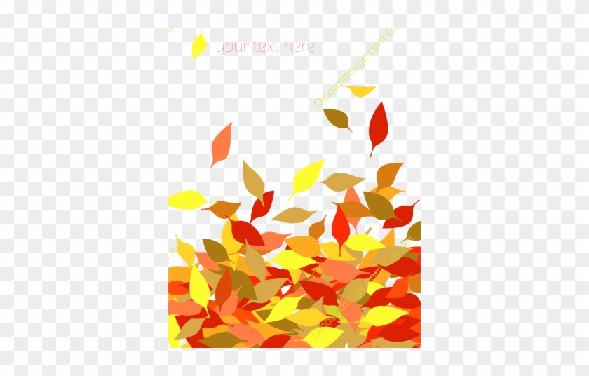 Fall Leaves Border Vector Free Clipart - Vector Fall Leaf Border #408980