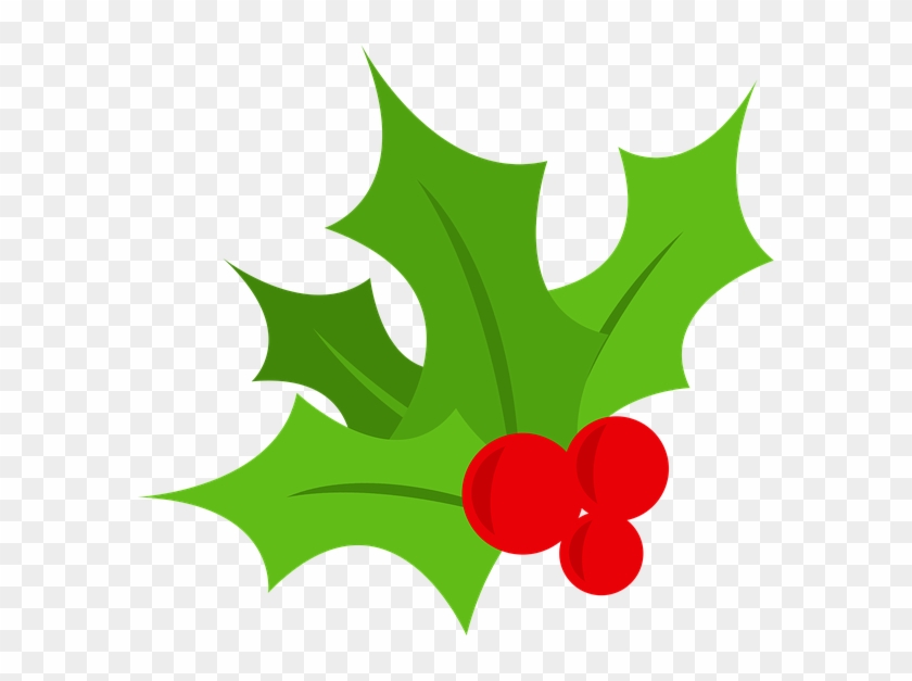 Holly Leaves Clipart - Mistletoe Graphic #408992