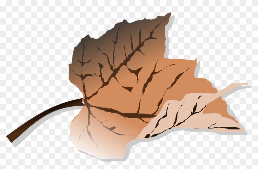Leaves Clipart Brown Leaf - Dead Leaves Clip Art #408997
