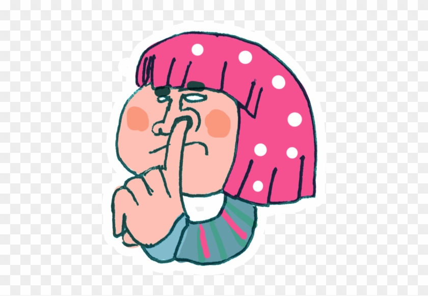 Pixel - Girl Picking Nose Cartoon #409012