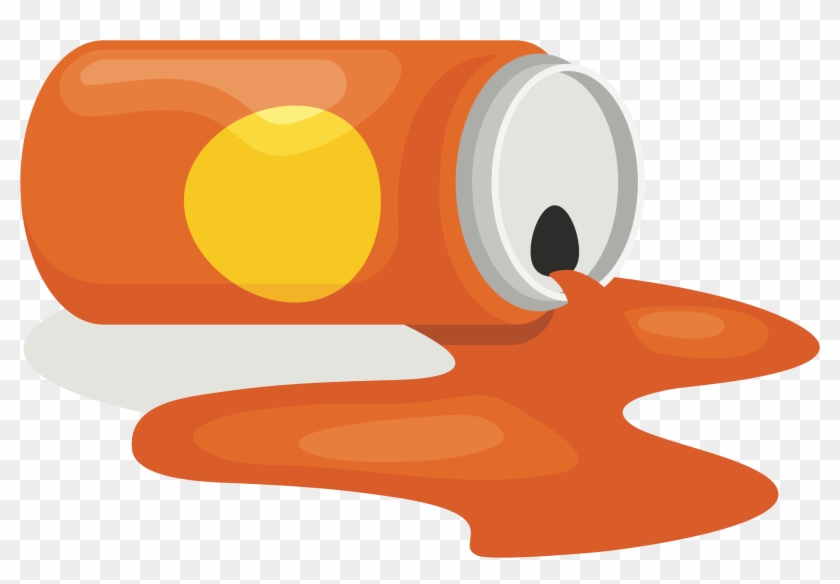 Big Image - Spilled Drink Clipart #409086