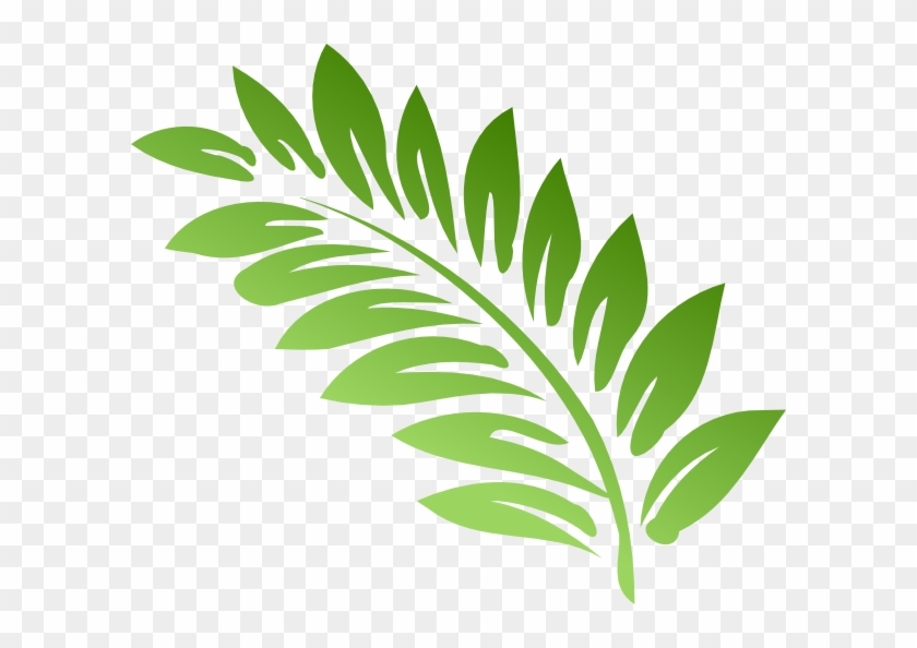 Red Fern Leaf Clipart - Fern Clipart #409133