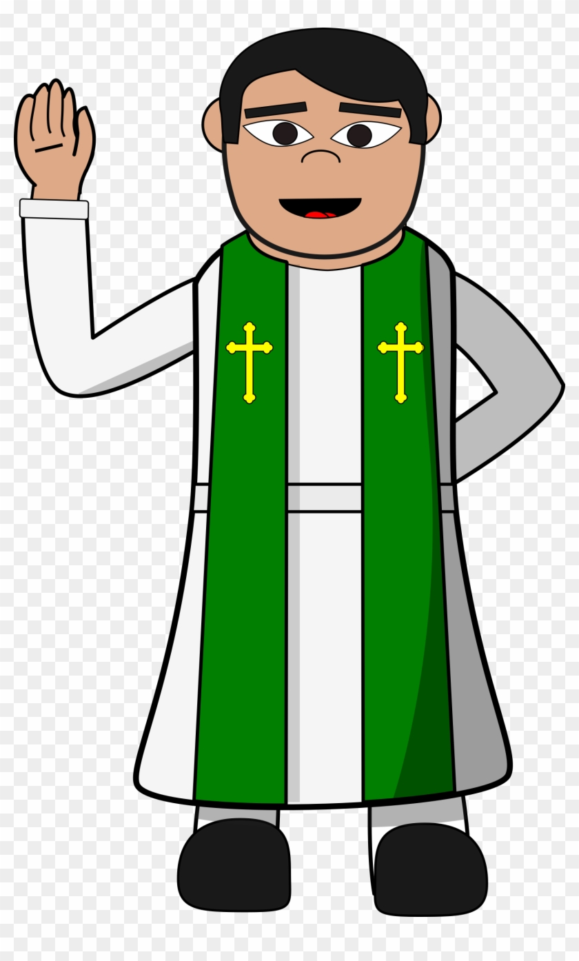 Following The Verbal Announcement, We Would Like To - Priest Clipart #409154