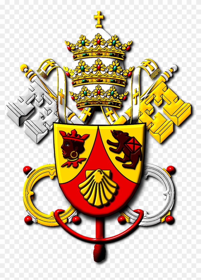 Roman Catholic Symbols Clipart - Vatican Coat Of Arms #409221