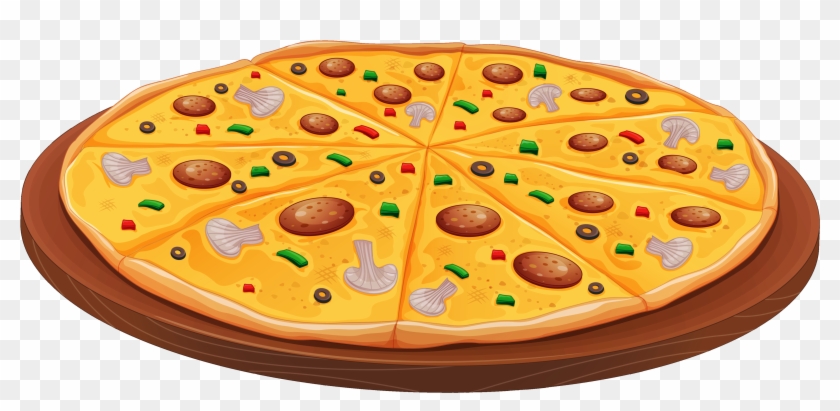 Pizza Clipart Graphic - Fractions Of Shapes Misconceptions #409351