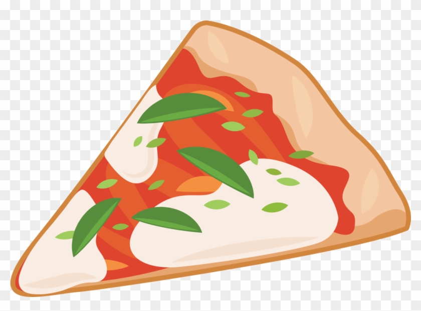 Pizza Slice Italian Food Vector Illustration Nudelmanelements - Pizza Slice Italian Food Vector Illustration Nudelmanelements #409366