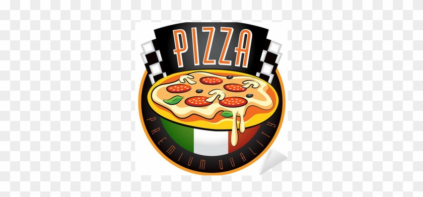 Vinilo Pixerstick Etiquetas Pizza - Pizza #409443