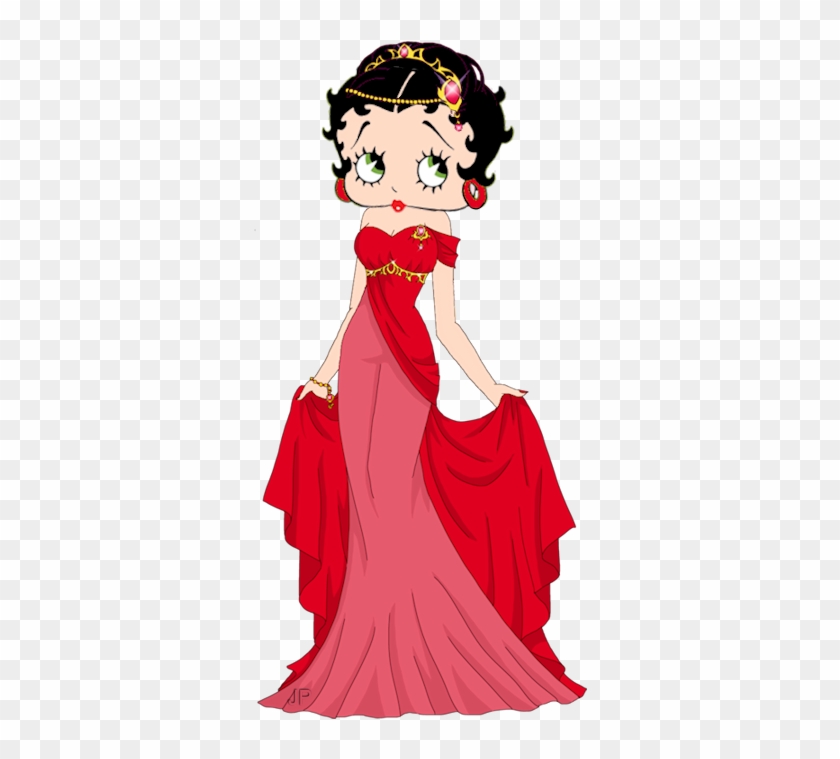 A Princess In Red ~ - Betty Boop Long Dress #409483