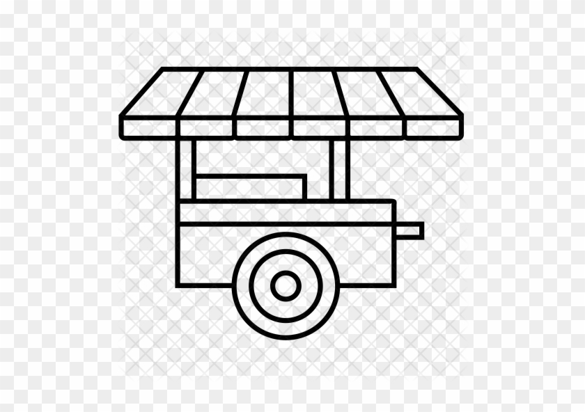 Street Food Cart Icon - Convenience Store Icon #409501