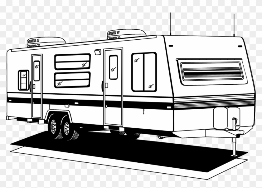 Camper Clipart Travel Trailer - Travel Trailer Clip Art #409517