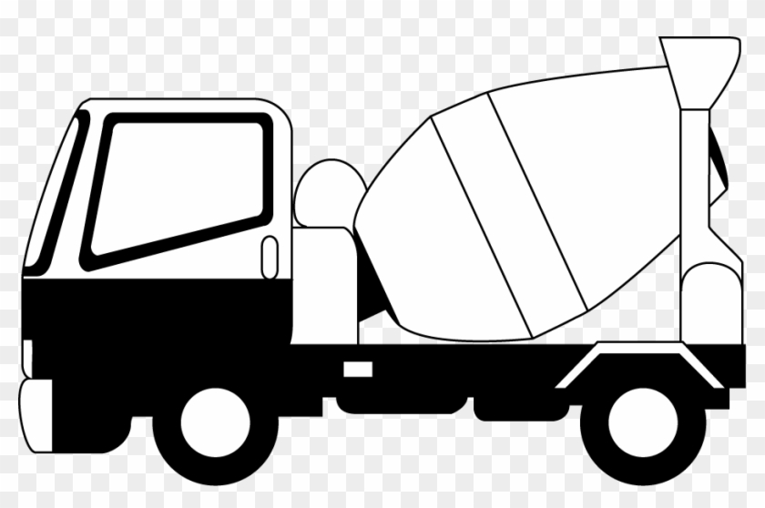 Concrete Truck Clipart - Clip Art Cement Mixer #409519