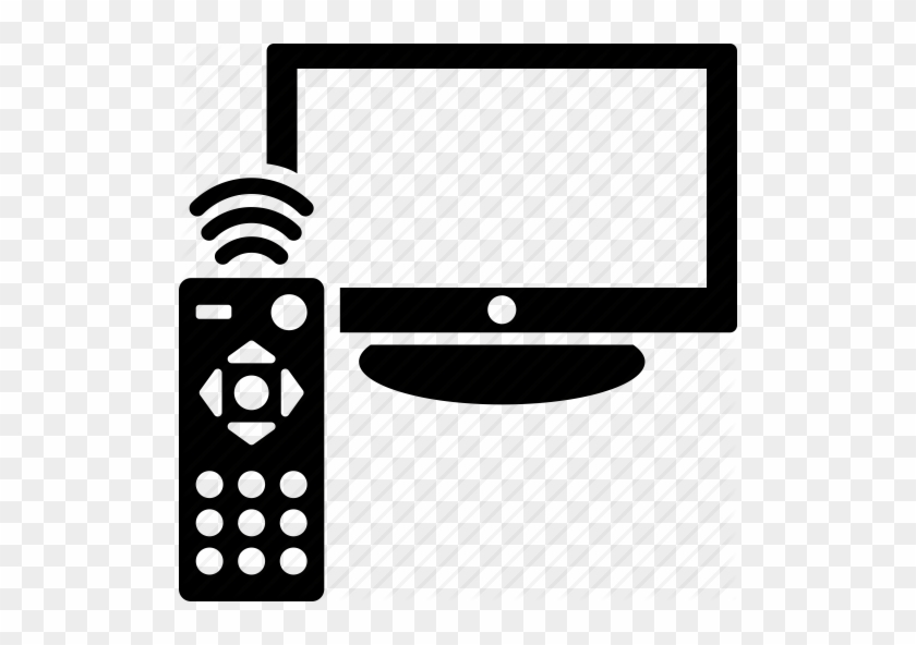 Tv And Remote Icon #409533