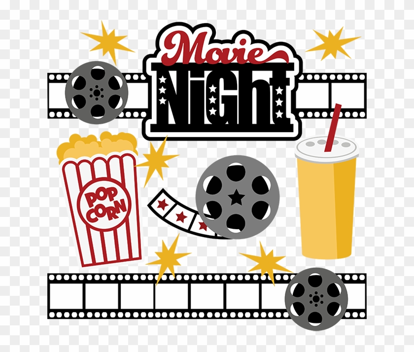 Snack Clipart Movie Night - Free Movie Night Clipart #409542