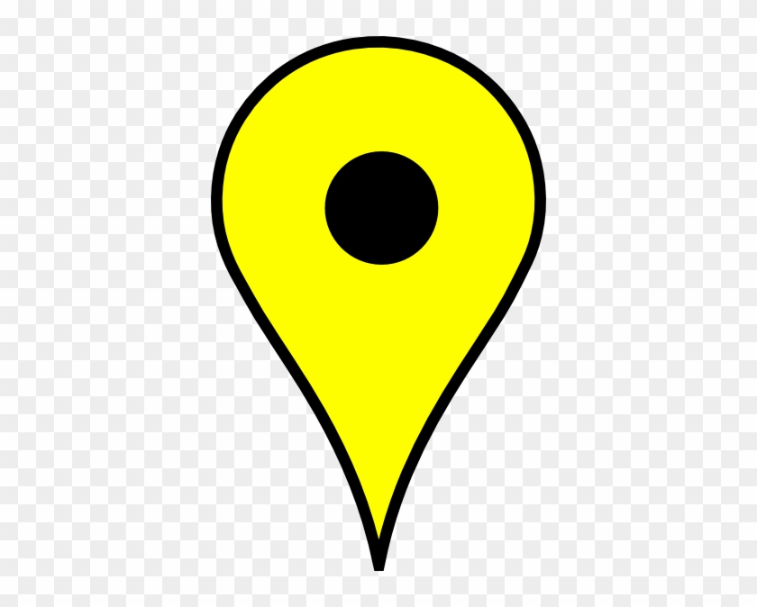 Yellow Map Marker Png #409748