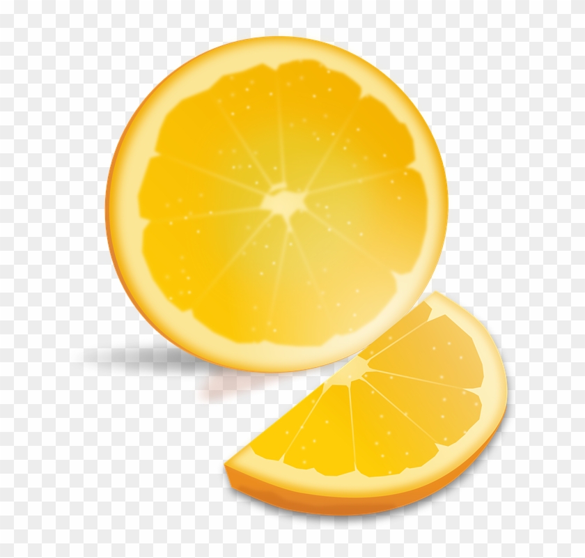 Citrus Clipart Orange Fruit - Orange Slice #409787