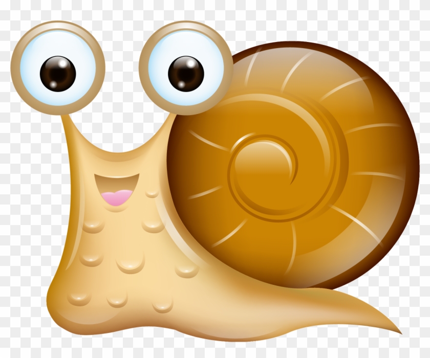 Snail Cartoon Orthogastropoda - Vector Cute Snail #409809