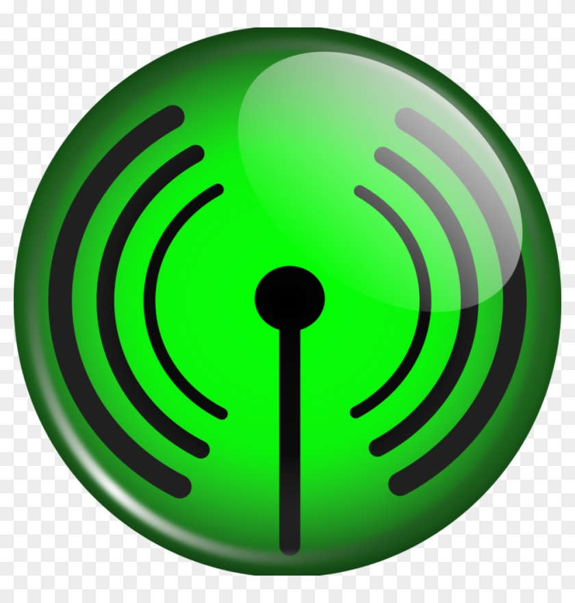 Glassy Wifi Symbol - Fern Wifi Cracker Kali #409858