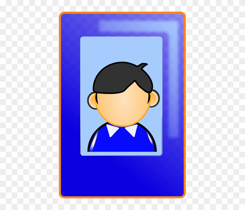 School Boy, Card, Child, College, Human, Identity, - School Id Card Clip Art #409868