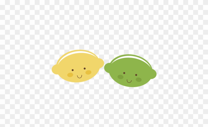 Cute Lemon & Lime Svg - Cute Lemon And Lime #409932