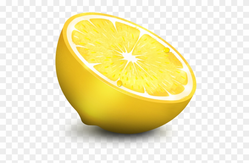 Slice Lemon Png Image - Lemons Icon #409994