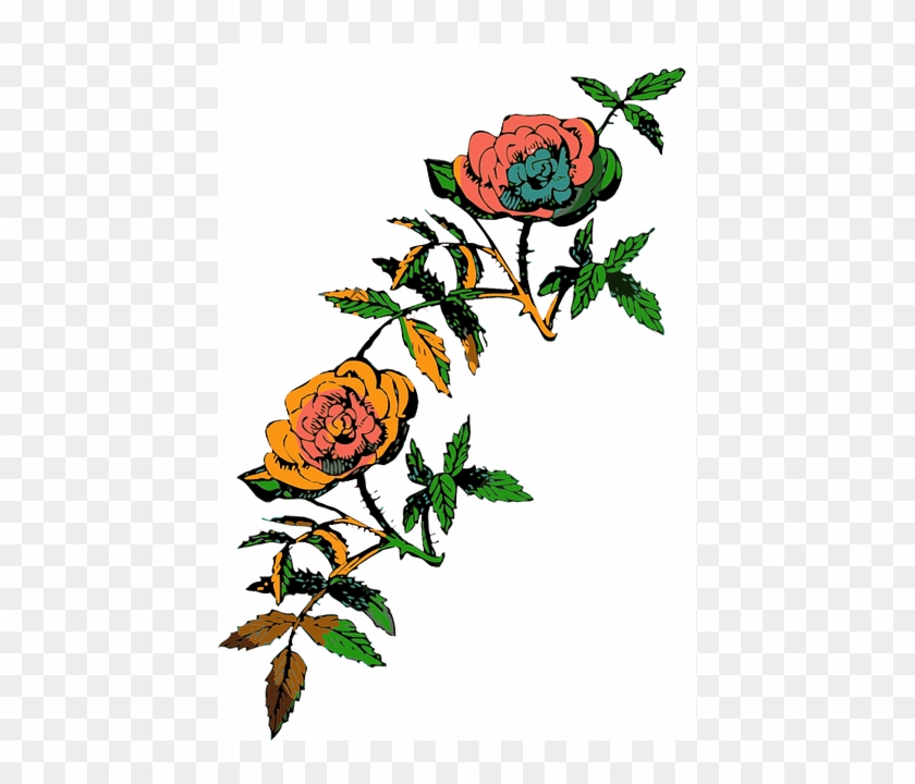 Decoration Flower, Rose, Decoration - Dekorative Seidenpapier-valentinsgrußküsse 2 Blätter #410159