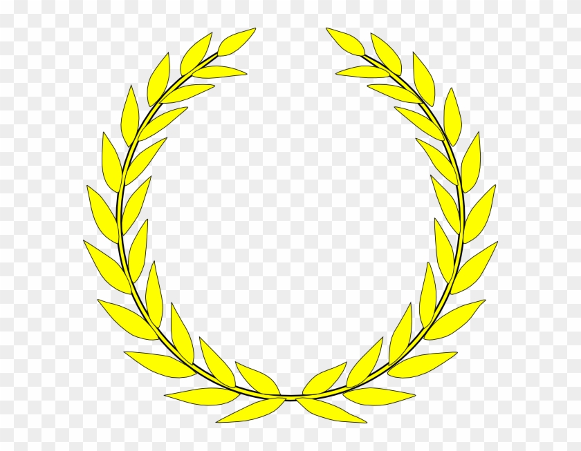 Yellow Laurel Wreath Transparent #410163