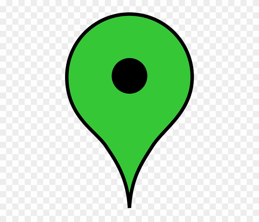 Google Maps Landmark, Map, Marker, Green, Location, - Desert Oasis High School #410165