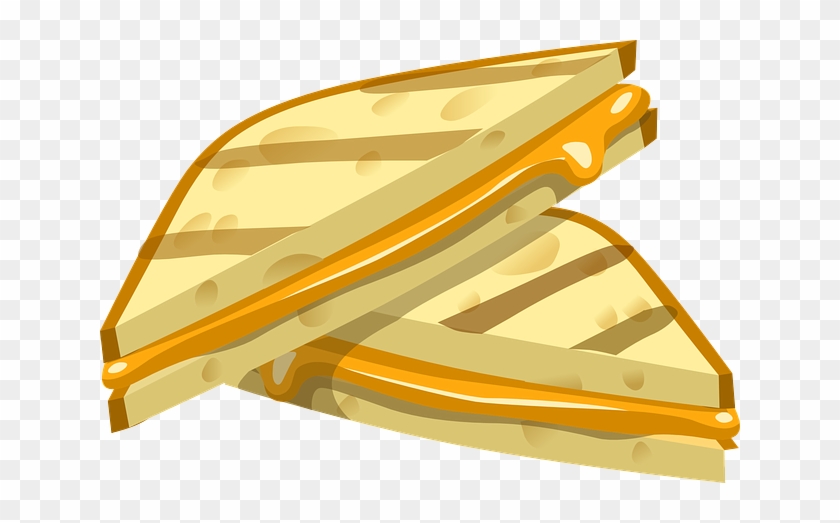 Sandwiches - Grilled Cheese Sandwich Clipart #410180