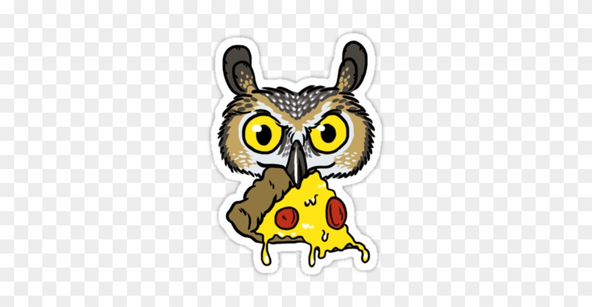 "pizza Owl" Stickers By Erin Flannery - Boxer Briefs #410219