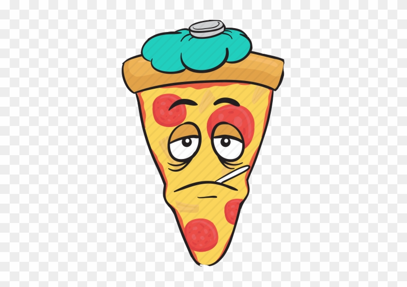 Pizzamoji Pizza Stickers And Emojis Keyboard App Messages - Sick Pizza Emoji #410231
