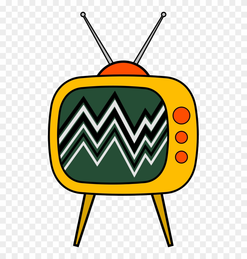 Old Tv Cartoon Suw78h Clipart - Antenna Cartoon #410324