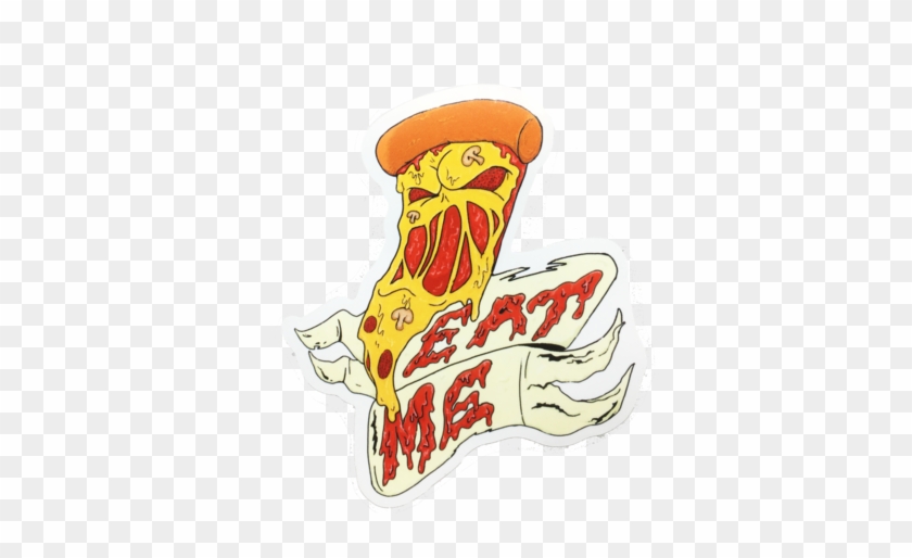 Eat Me Pizza Sticker - Illustration #410332