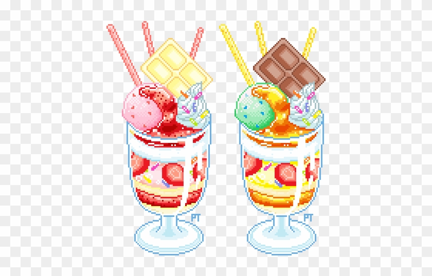 Sundae Clipart Parfait - Parfait Pixel #410344