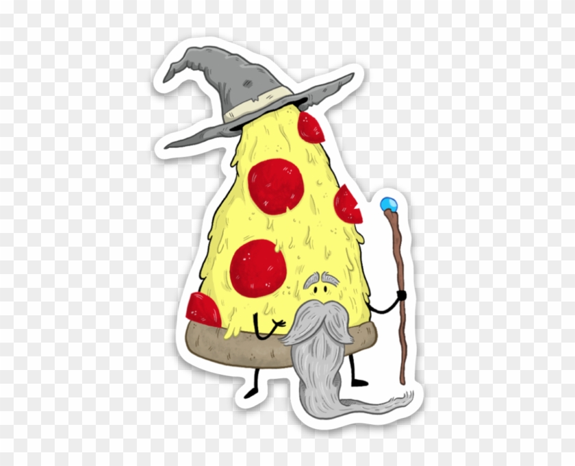Pizza Wizard Sticker - Pizza Wizard Sticker #410348