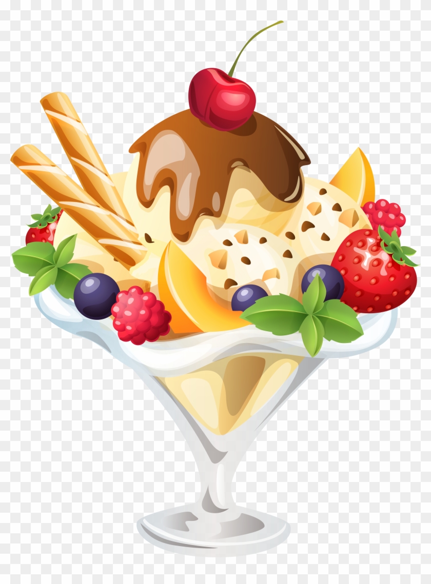 Ice Cream Sundae Png Clipart Image - Ice Cream Sundae Png #410369