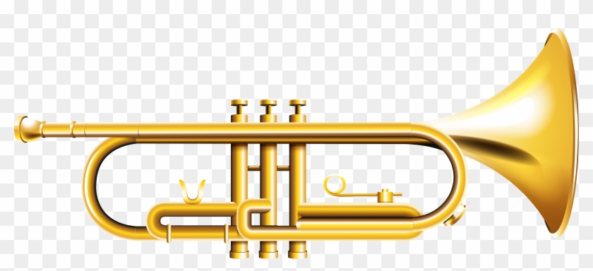 Trumpet Png - Trumpet With Music Notes #410366