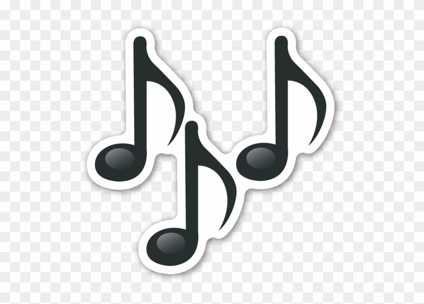Musik Clipart - Music Note Emoji Png #410373