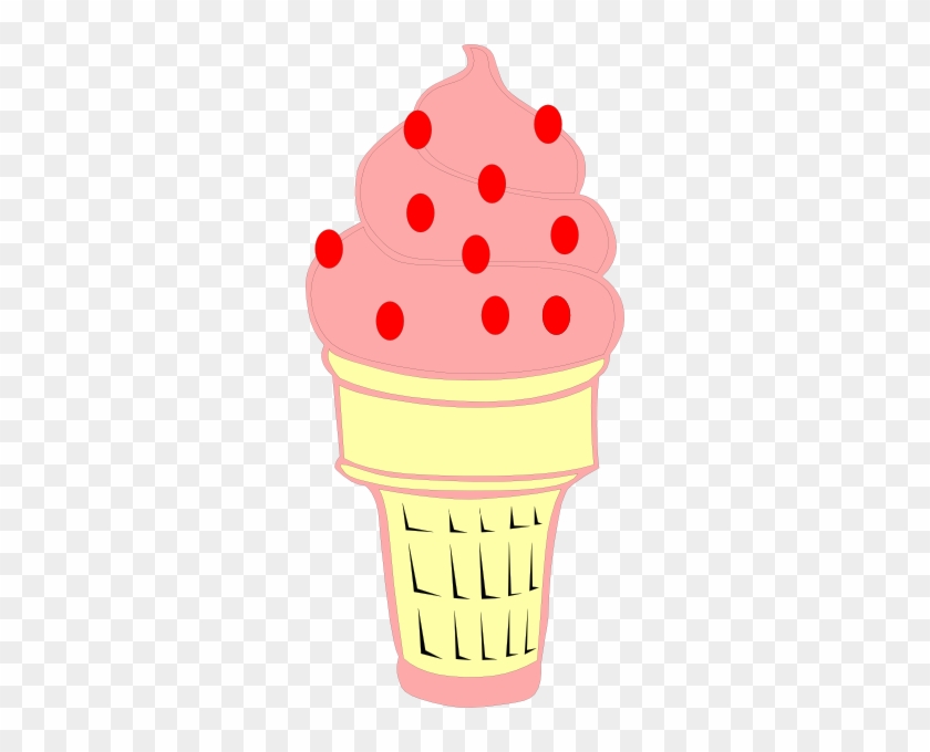 B&w Clipart Ice Cream - Ice Cream Cone Clip Art #410384