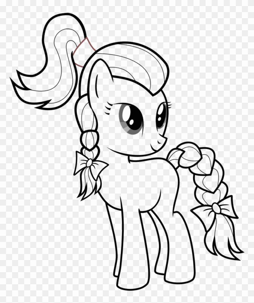 Pony Clipart Outline Clipart Pie - My Little Pony Outline Drawing #410439