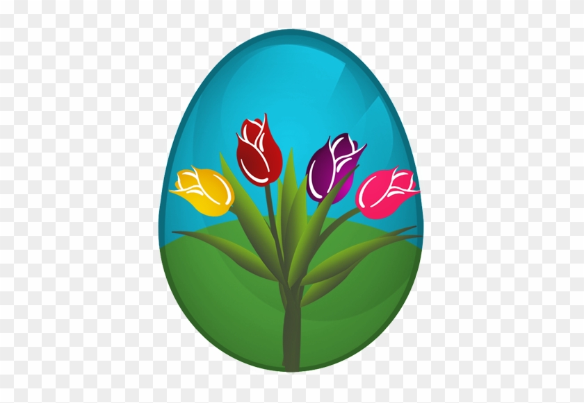Osterei Tulpen - Easter Egg #410443