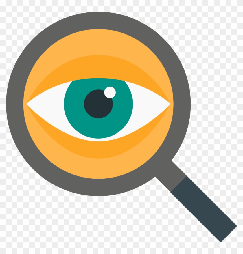 Detective, Eye, Search, Find, Locate Icon - Search Button Icon Png #410571