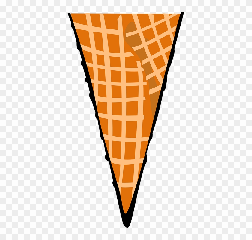 Sundae Clipart Waffle Cone - Ice Cream Cone Clip Art #410613