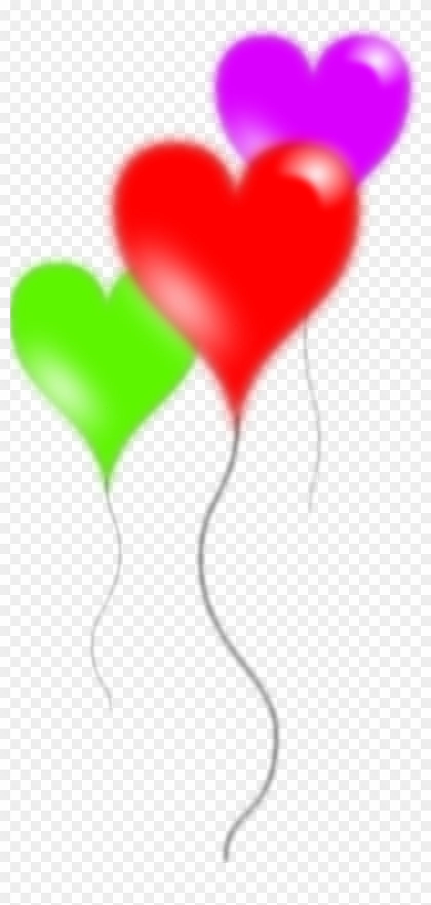 Clipart Pour La Saint-valentin - Clipart Ballon Coeur #410691
