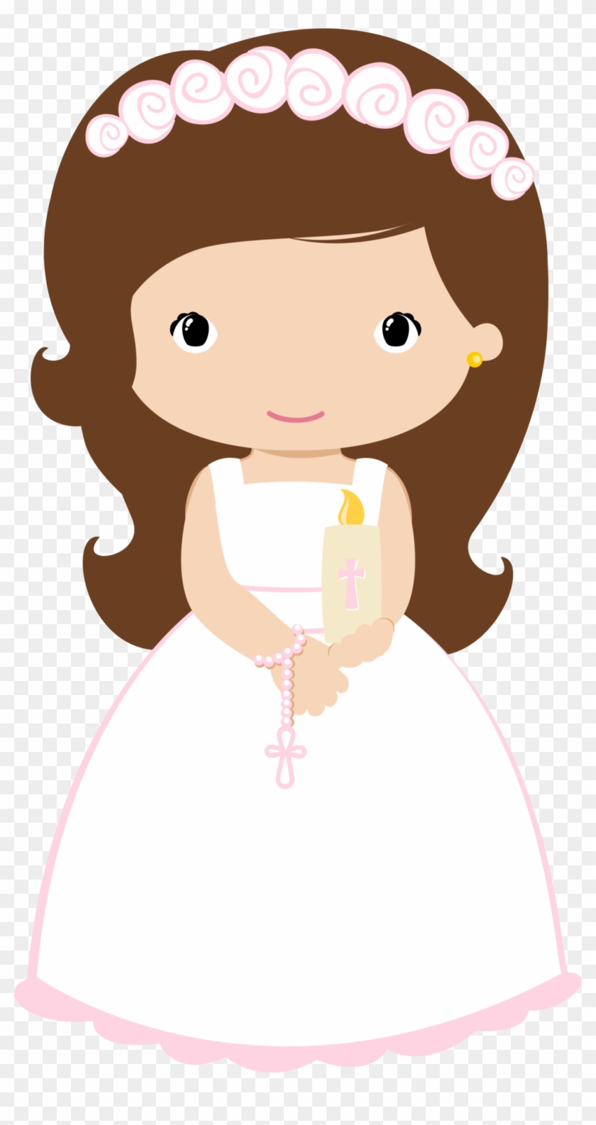 Clipart Images T L Charger Gratuit Dessin Communion - Muñequita De Primera Comunion #410737