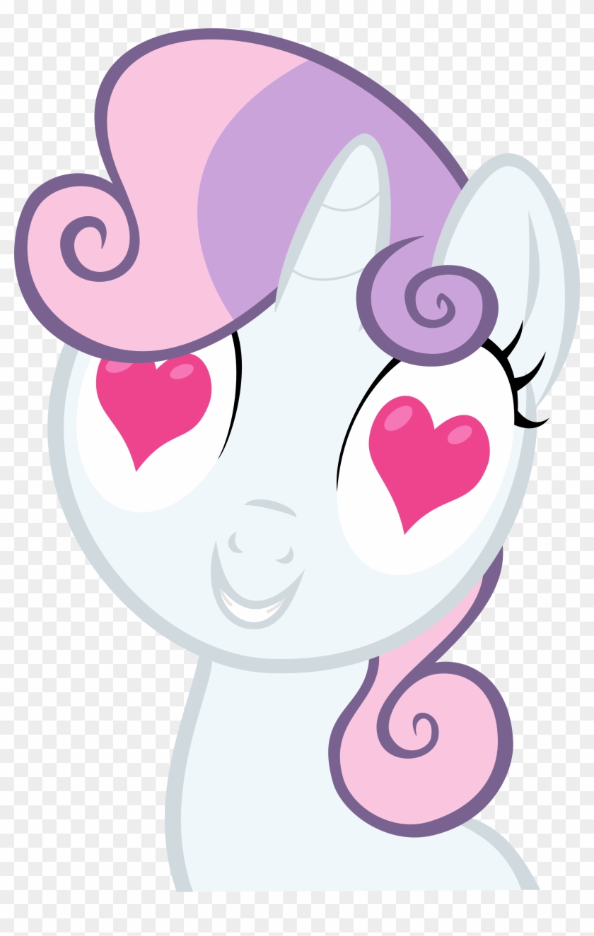 Drewklettke, Heart, Heart Eyes, I Really Like Her Mane, - Sweetie Belle Heart #410808